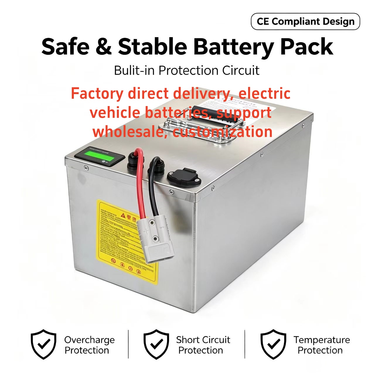 60V35Ah 50Ah 100Ah LiFePO4-Akk – 60V 50Ah Electric Scooter Battery Bewertung und Preis